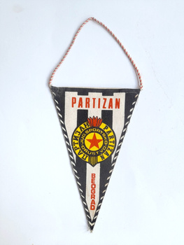 Proporczyk SD Partizan Belgrad (dwustronny)