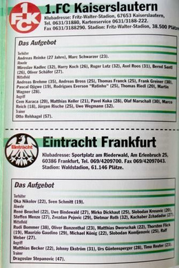 Bundesliga 1996/97. Informator z terminarzem