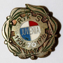 70 lat RKS Juvenia Kraków z wieńcem (emalia)