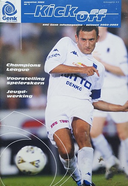 Kick off. KRC Genk - oficjalny przewodnik na sezon 2002/2003 (Belgia)