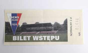 Bilet mecz ligowy MCKS Czeladź (data nieznana)