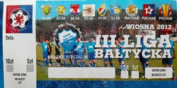 Bilet Bałtyk Koszalin III liga wiosna 2012