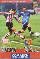 Program KS Cracovia - Odra Wodzisław Śląski Orange Ekstraklasa (7.05.2008)