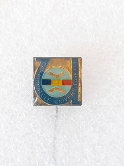 Odznaka Mistrzostwa Uniwersyteckie 1971 (Rumunia, sygnowana, epoksyd)