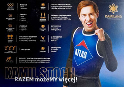 Zdjęcie Kamil Stoch z oryginalnym autografem (produkt oficjalny)