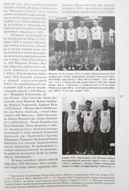 Z tradycji lekkoatletyki w Polsce w latach 1919-1939 (Tom III) Zasięg społeczny