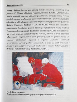 Ratownictwo górskie. Psychologiczne i organizacyjne aspekty zarządzania bezpieczeństwem w górach