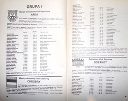 Informator Liga Polska 1985-1986