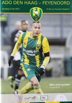 Program ADO Den Haag - Feyenoord Rotterdam Eredivisie (05.05.2013)