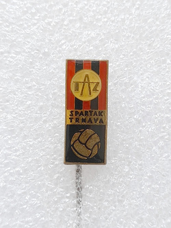 Odznaka Spartak TAZ Trnava prostokątna (Słowacja, epoksyd)