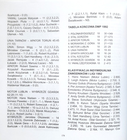 Żużlowy leksykon ligowy. Tom XV (1991-1992)