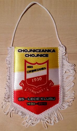 Proporczyk Chojniczanka Chojnice 85 lat (mały)