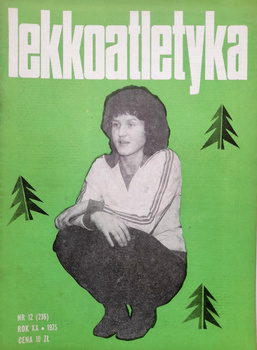 Miesięcznik Lekkoatletyka Rocznik 1975 (11 numerów, brak nr 10)