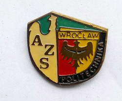 Odznaka AZS Politechnika Wrocław (PRL, lakier)