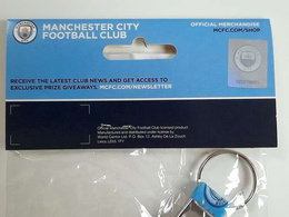 Brelok Manchester City silikonowy z herbami szalik (produkt oficjalny)