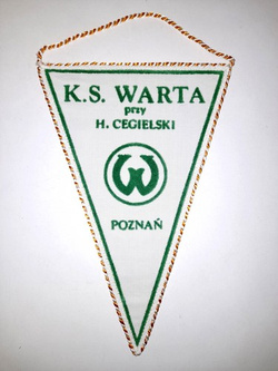 Proporczyk KS Warta Poznań (PRL)