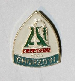 Odznaka KS Azoty Chorzów (PRL, lakier)