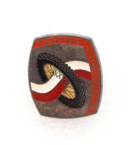 Odznaka Odznaka Cieszyński Automobilklub, duża (PRL, na śrubę)