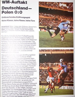 Piłkarskie Mistrzostwa Świata'78 (Niemcy)