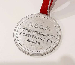Medal Puchar Prezydenta Turcji w siatkówce kobiet, srebrny (Ankara, 5.5.1992)