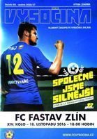 Program FC Vysocina Jihlava - FC Zastav Zlin Gambrinus Liga (18.11.2016)