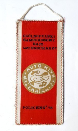 Proporczyk Ogólnopolski Samochodowy Rajd Dziennikarzy Polichno'78