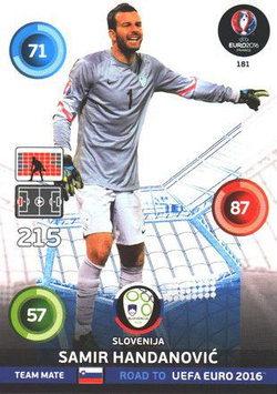 Samir Handanović - Słowenia (nr 181 - Team Mate)