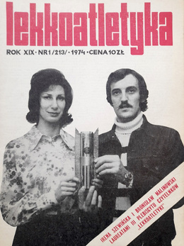 Miesięcznik Lekkoatletyka 1974 (7 numerów)