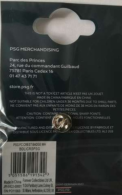 Odznaka Paris Saint-Germain herb (produkt oficjalny, lakier)