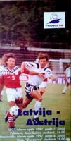 Program Łotwa - Austria eliminacje Mistrzostw Świata 1998 (08.06.1997)