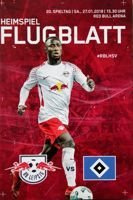 Program RB Lipsk - Hamburger SV Bundesliga (27.01.2018)