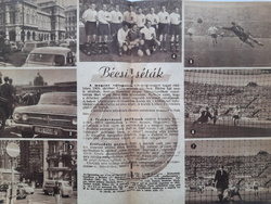 Program mecz towarzyski Węgry - Austria (28.10.1962)