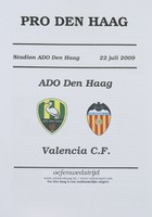 Program Ado Den Haag - Valencia CF, mecz towarzyski (22.07.2009)