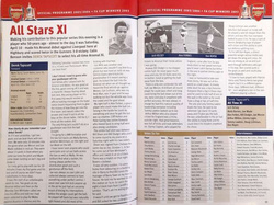 Programy ligowe Arsenal Londyn 1981-2015 Manchester United, Liverpool FC, Chelsea, West Ham (5 sztuk)