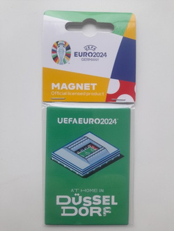 Magnes miasto-gospodarz Düsseldorf UEFA Euro 2024 Niemcy (produkt oficjalny)