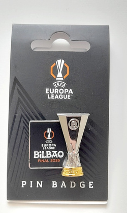 Odznaka Trofeum Liga Europy UEFA Finał Bilbao 2025, Tottenham  - Manchester United