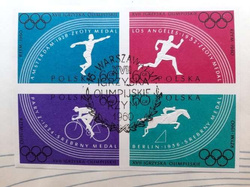 2 Koperty FDC Letnie Igrzyska Olimpijskie Rzym 1960 (Polska)
