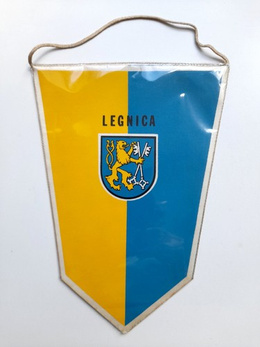 Proporczyk KKS Piast Legnica szermierka duży (PRL)