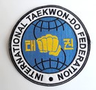 Naszywka Międzynarodowa Federacja Taekwon-do (produkt oficjalny)