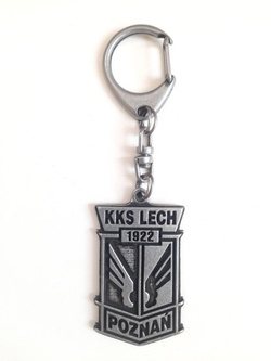 Brelok KKS Lech Poznań herb, dwustronny (produkt oficjalny)