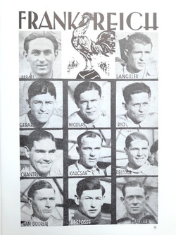 Program Niemcy - Francja mecz towarzyski (19.03.1933) - reprint