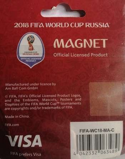 Magnes Francja Mistrz Świata 2018 Rosja (produkt oficjalny)