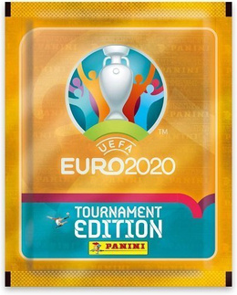 Metalowa puszka kolekcjonera i naklejki (25) Panini Euro 2020 (Tournament Edition) - wersja żółta