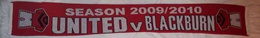 Oryginalny szalik Manchester United - Blackburn Rovers Sezon 2009/10