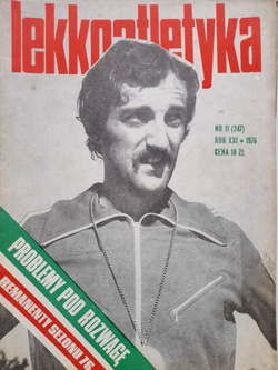 Miesięcznik Lekkoatletyka Rocznik 1976 (10 numerów, brak nr 7 i 12)