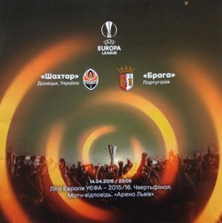 Program Szachtar Donieck – SC Braga Liga Europy (14.04.2016)
