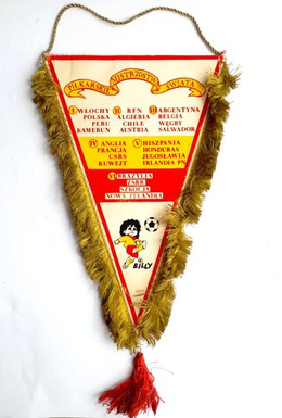Proporczyk Mundial Hiszpania 1982 duży (stary)