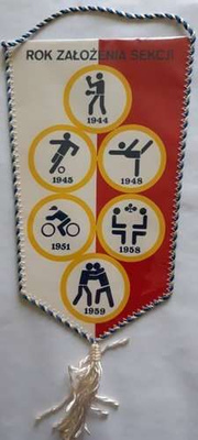 Proporczyk Stal Rzeszów 40 lat 1944-1984