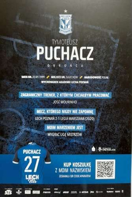 Zestaw 23 zdjęć Lech Poznań sezon 2020/2021 (produkt oficjalny)