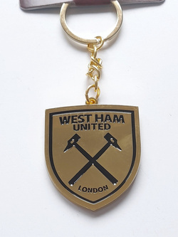 Brelok West Ham United Londyn duży złoty herb jednostronny (produkt oficjalny)